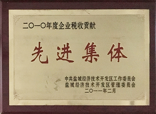 2011年2月鹽城經(jīng)濟(jì)開(kāi)發(fā)區(qū)授予 企業(yè)稅收貢獻(xiàn)&ldquo;先進(jìn)集體&rdquo;.JPG